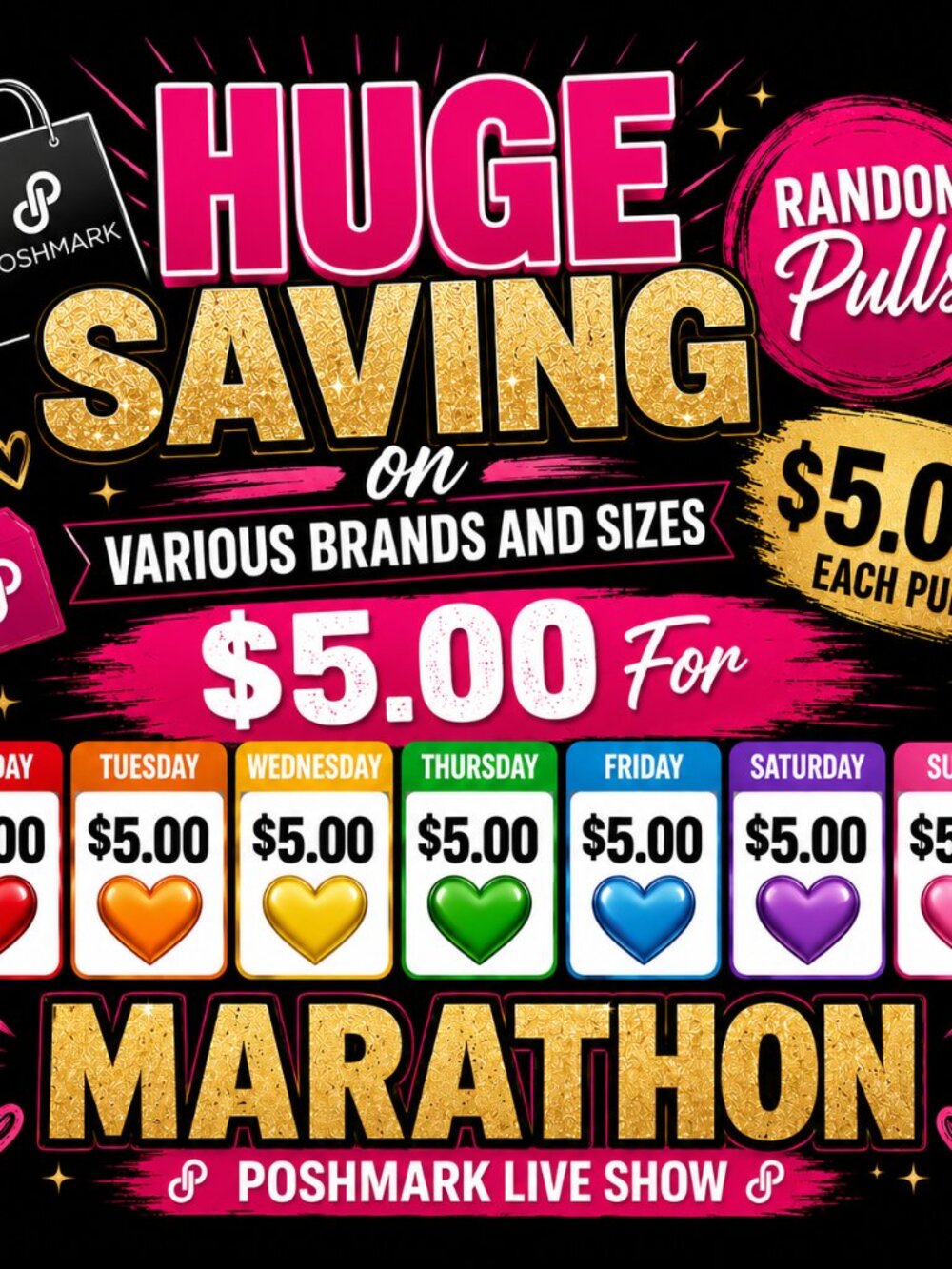$5.00 Deals on various Brands and Size Marathon - Picture 2 of 3